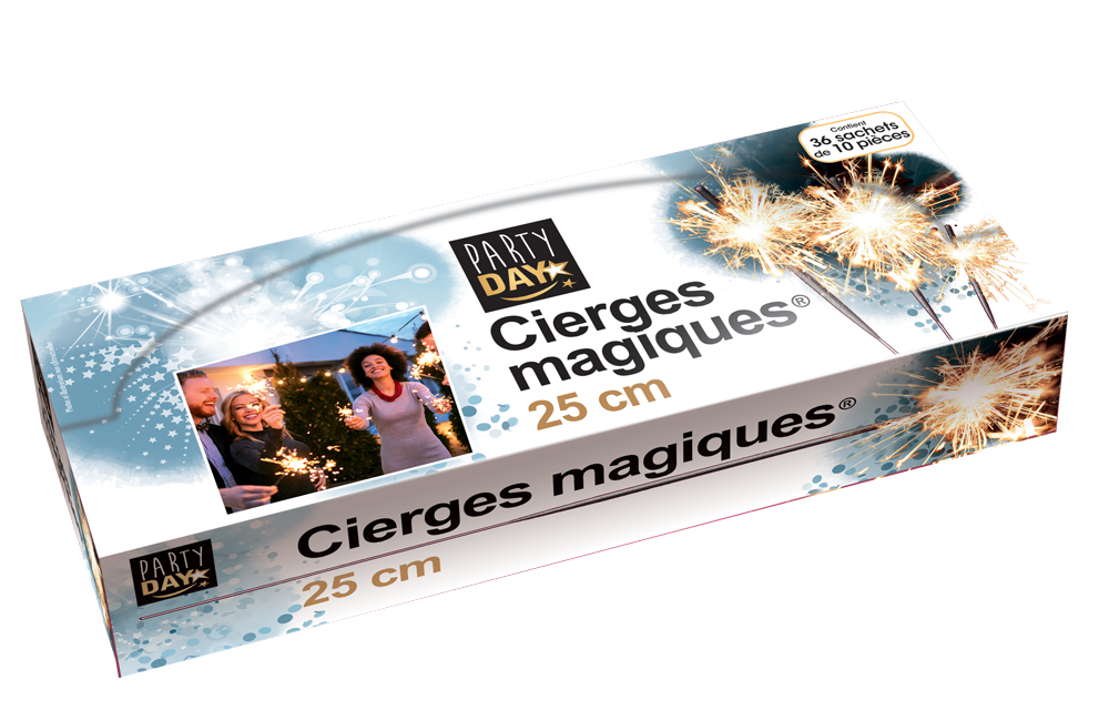 Cierges Magiques 18 cm (sachet de 10)